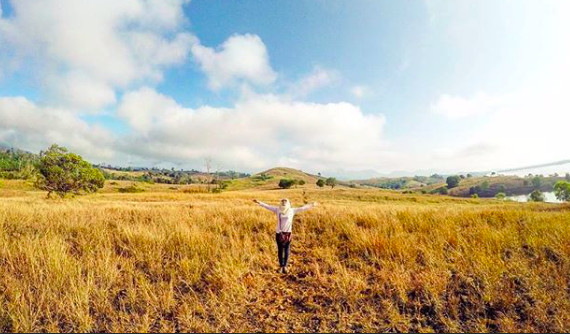 Wisata Bukit Batu Riam Kanan Pemandangannya Keren Banget